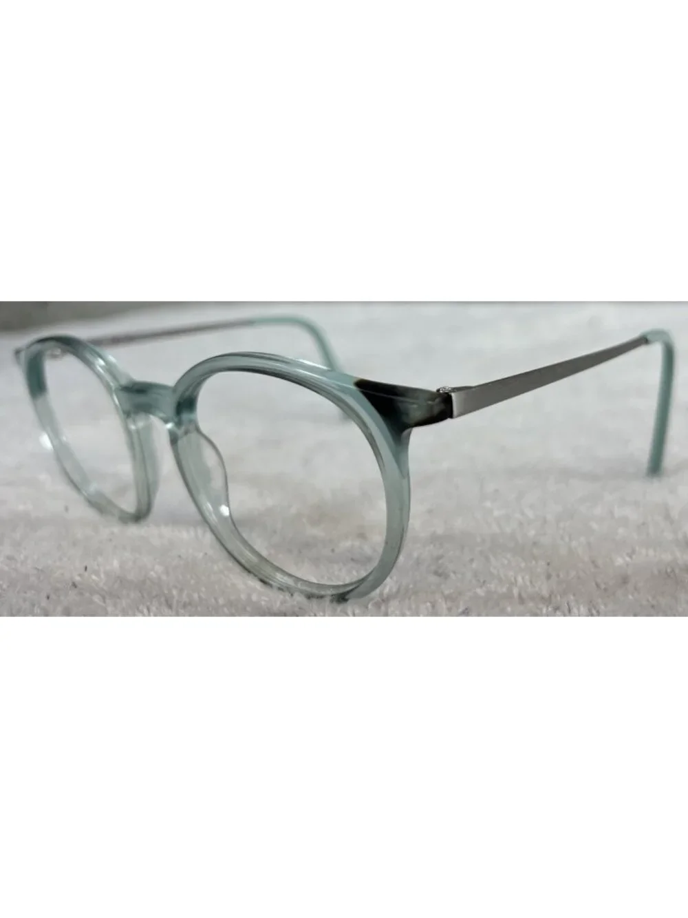 OGI Hugs/373 Women’s Crystal Turquoise Gunmetal Oval Eyeglasses Frames 46-20-140